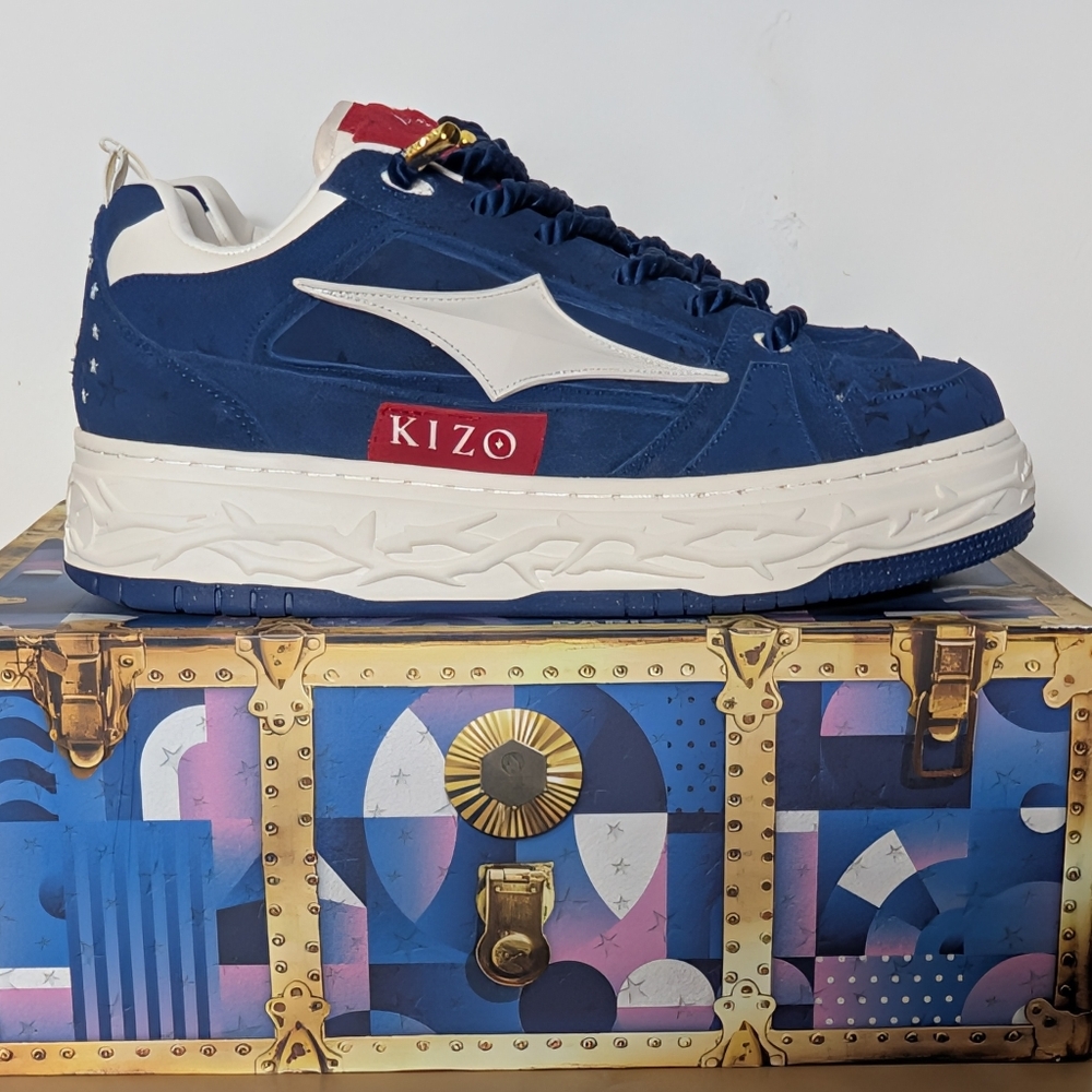 Kizo Kicks Olympic Diamonds Sneakers Men's Size 10.5 Or Women's Size 12